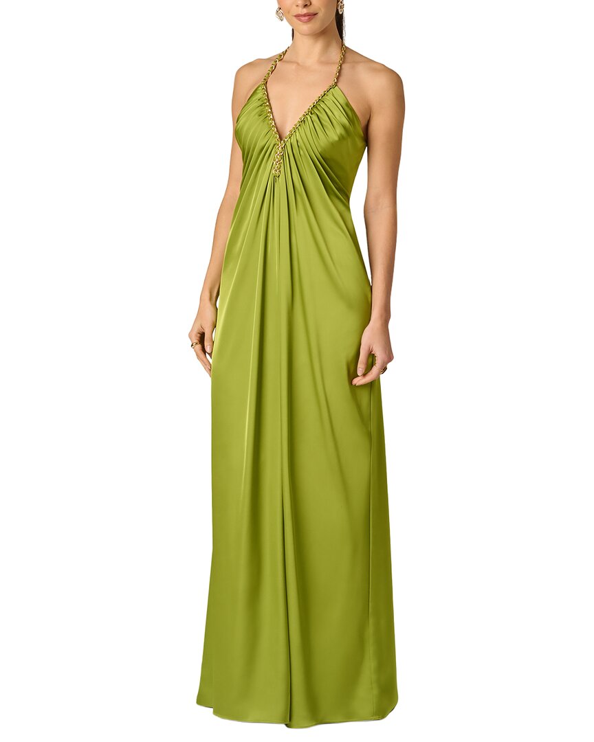 Adrianna Papell Adrianna Papell Stretch Satin Long Dress