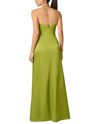 Adrianna Papell Adrianna Papell Stretch Satin Long Dress
