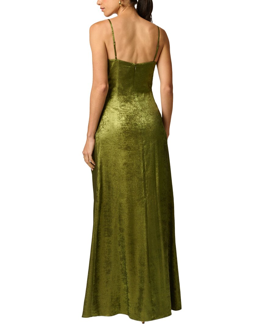 Adrianna Papell Adrianna Papell Foiled Chiffon Long Dress