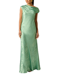 Adrianna Papell Adrianna Papell Foiled Chiffon Long Dress