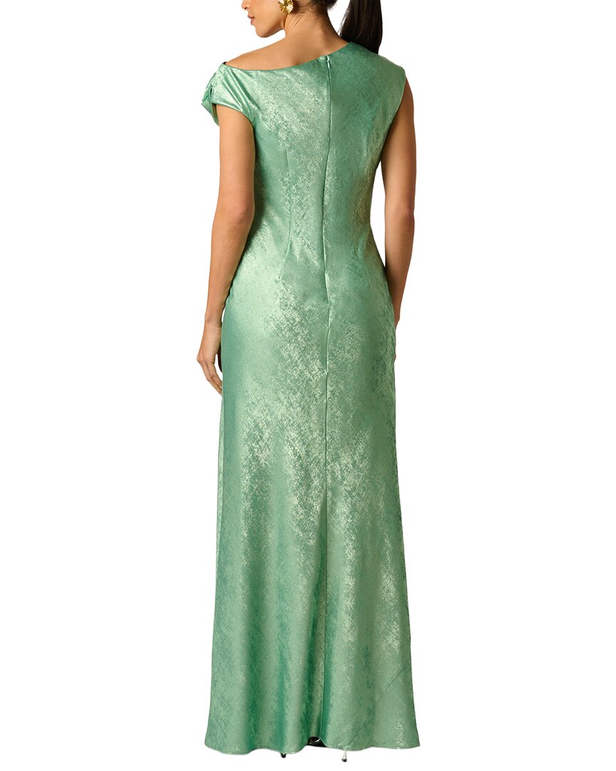 Adrianna Papell Adrianna Papell Foiled Chiffon Long Dress