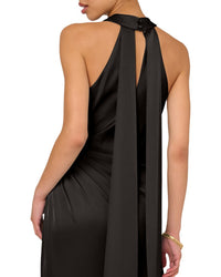 Adrianna Papell Adrianna Papell Stretch Satin Long Dress