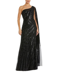 Mac Duggal Sequin Maxi Dress