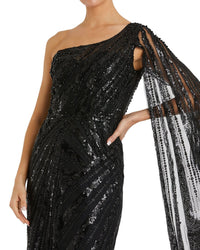 Mac Duggal Sequin Maxi Dress