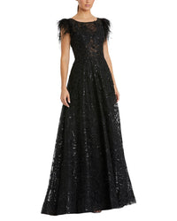 Mac Duggal Embellished Maxi Dress