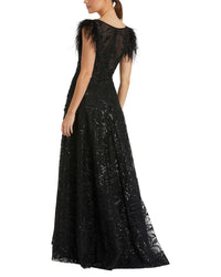 Mac Duggal Embellished Maxi Dress