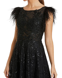 Mac Duggal Embellished Maxi Dress