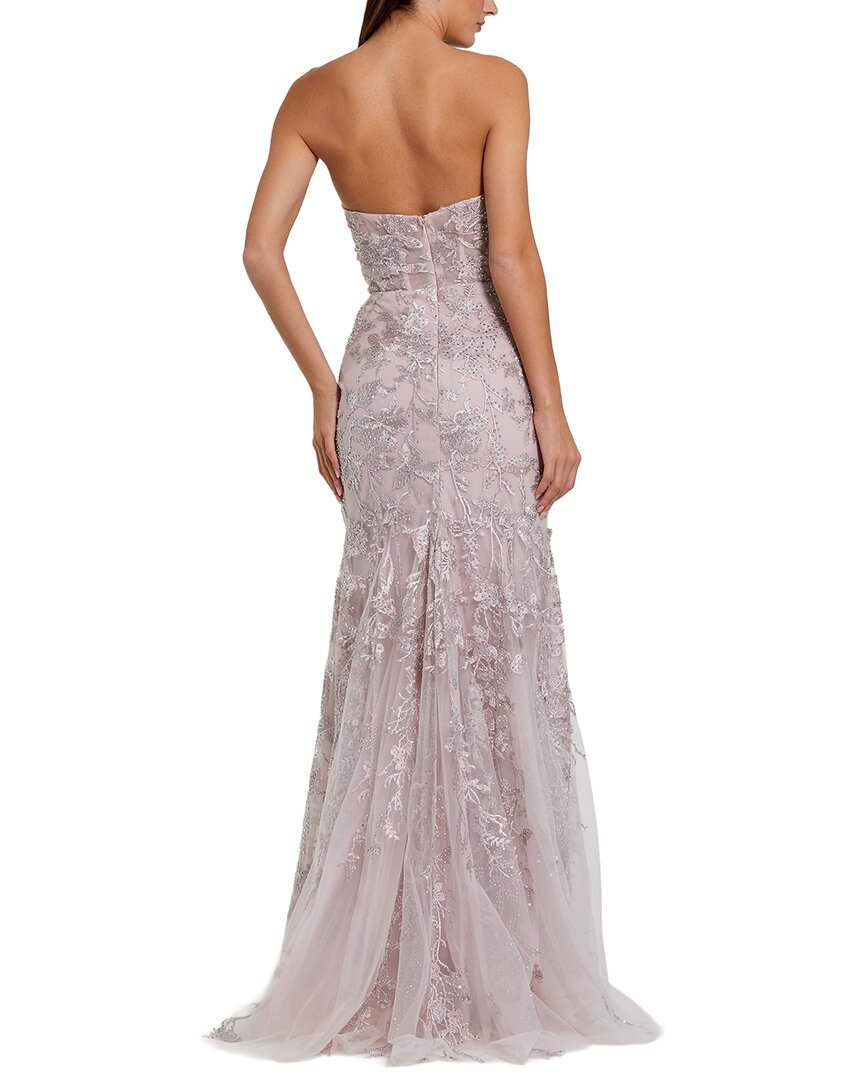 Mac Duggal 3D Flower Maxi Dress