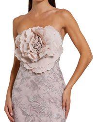Mac Duggal 3D Flower Maxi Dress