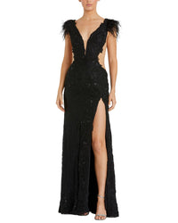 Mac Duggal Embellished Maxi Dress
