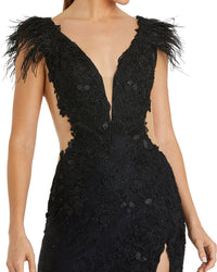 Mac Duggal Embellished Maxi Dress