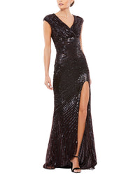 Mac Duggal Sequin Maxi Dress
