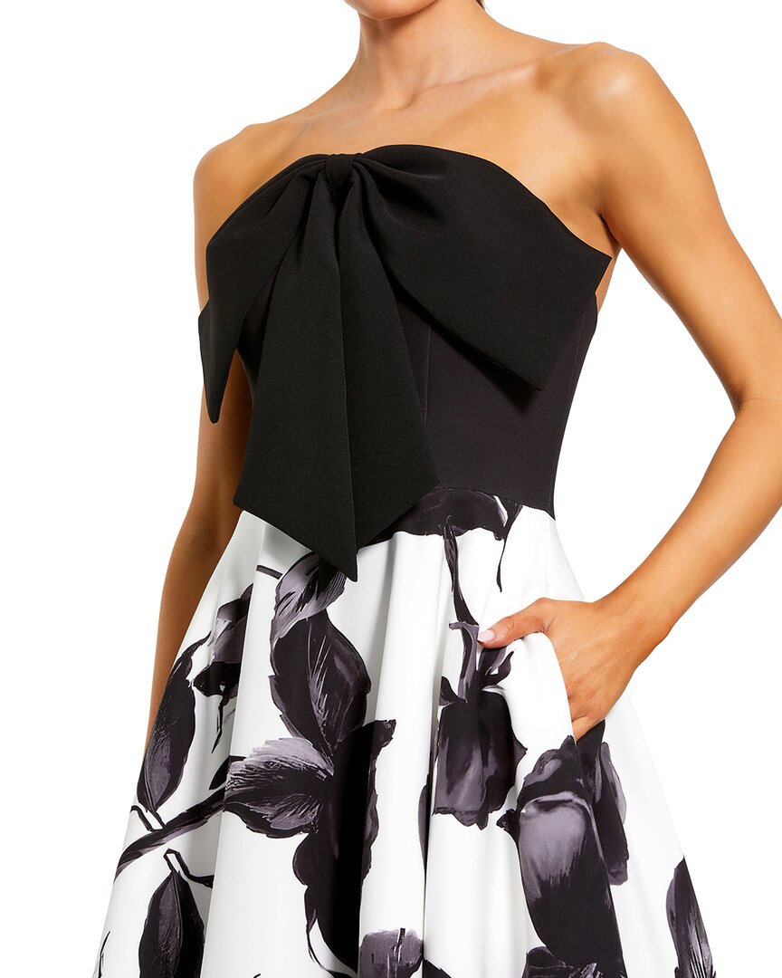 Mac Duggal Printed Midi Dress