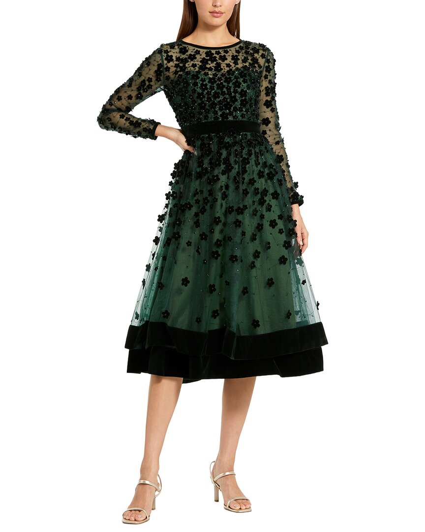 Mac Duggal Embellished Midi Dress