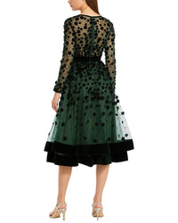 Mac Duggal Embellished Midi Dress