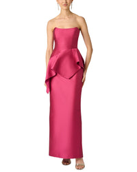 Aidan Mattox Aidan Mattox Pebble Gazar Long Dress