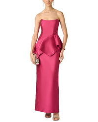 Aidan Mattox Aidan Mattox Pebble Gazar Long Dress