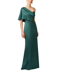 Aidan Mattox Aidan Mattox Stretch Mikado Long Dress