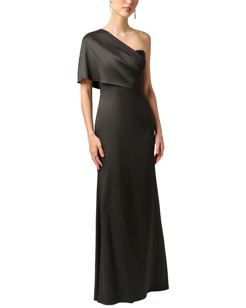 Aidan Mattox Aidan Mattox Stretch Mikado Long Dress