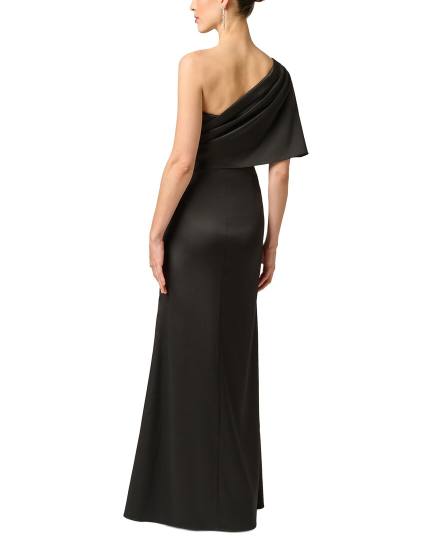 Aidan Mattox Aidan Mattox Stretch Mikado Long Dress