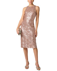Aidan Mattox Aidan Mattox Fully Beaded Midi Dress