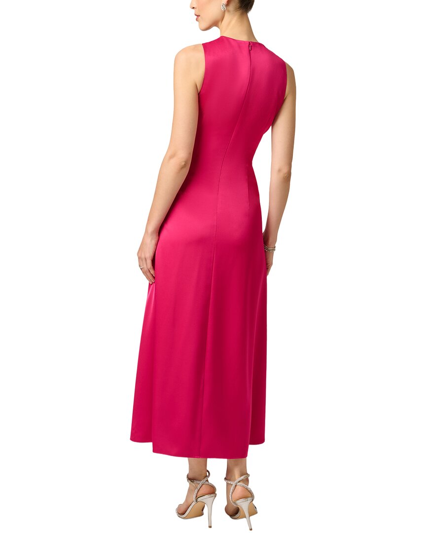 Aidan Mattox Aidan Mattox Crepe Back Satin Midi Dress