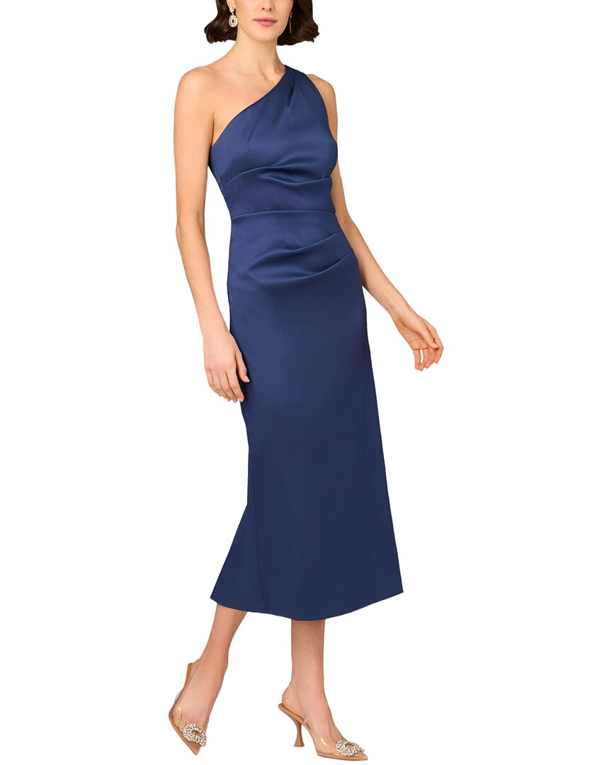 Aidan Mattox Aidan Mattox Stretch Mikado Midi Dress