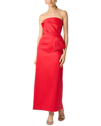 Aidan Mattox Aidan Mattox Stretch Mikado Long Dress