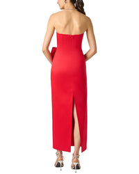 Aidan Mattox Aidan Mattox Stretch Mikado Long Dress
