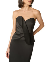 Aidan Mattox Aidan Mattox Stretch Mikado Midi Dress
