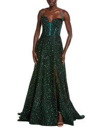 Issue New York Sequin Lurex Gown