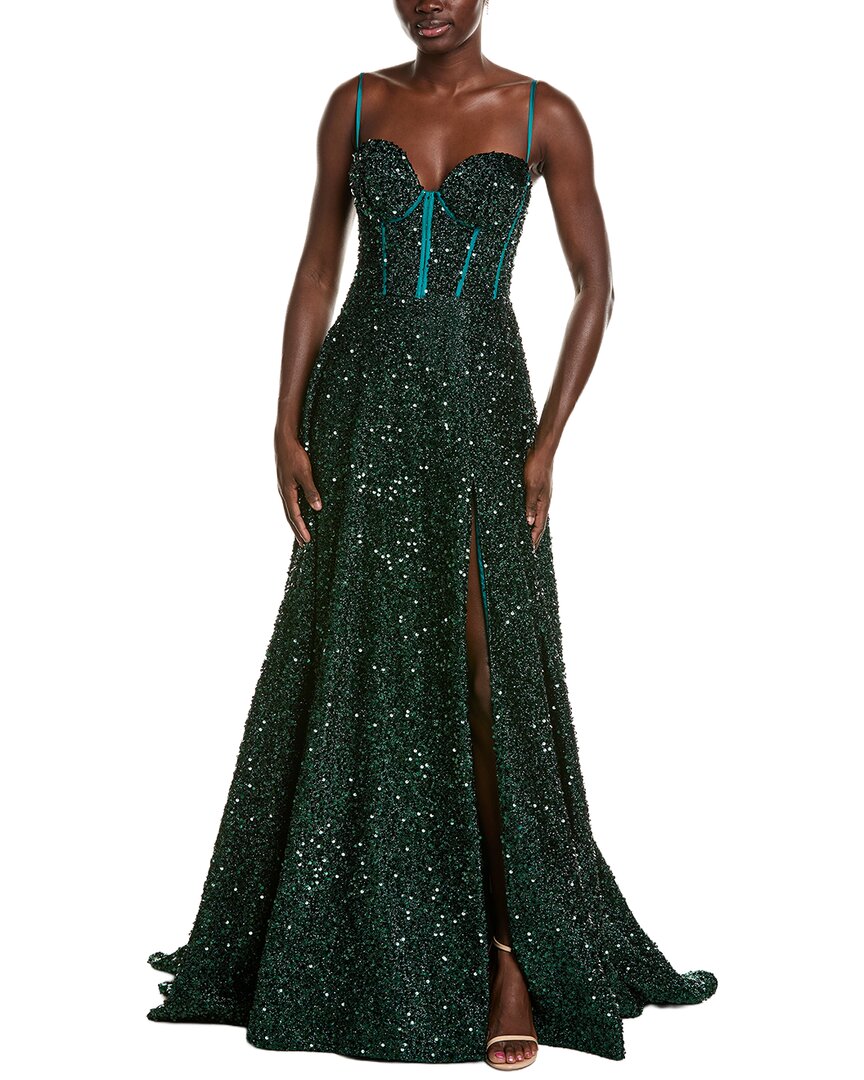 Issue New York Sequin Lurex Gown