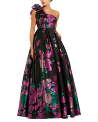 Mac Duggal Brocade Ball Gown