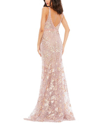 Mac Duggal Floral Embellished Dress