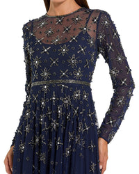 Mac Duggal Embellished Long Dress