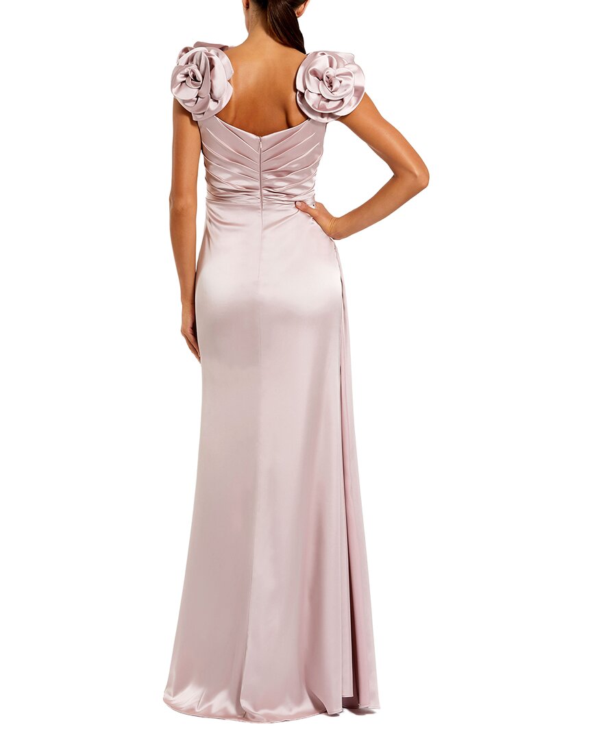 Mac Duggal 3D Flower Long Dress