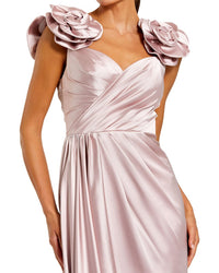Mac Duggal 3D Flower Long Dress