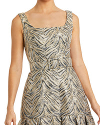 Mac Duggal Belt Long Dress