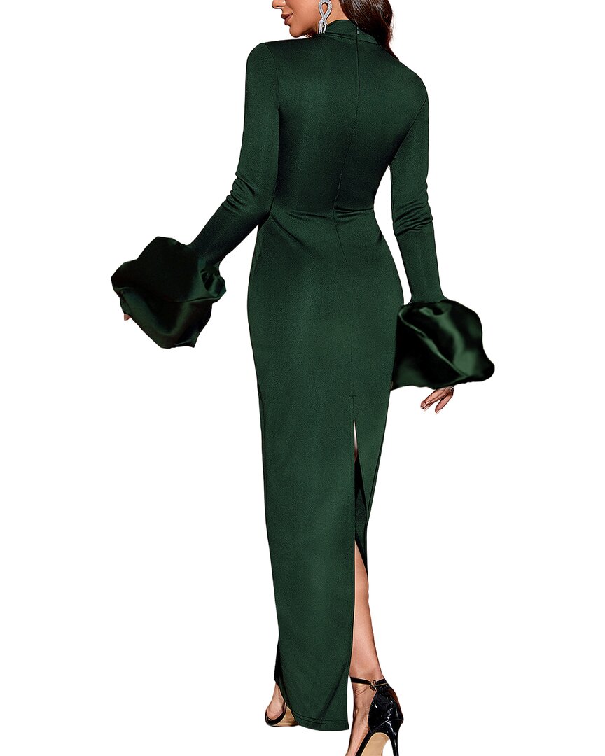 Oloey Solid Maxi Dress