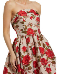 Mac Duggal Printed Long Dress