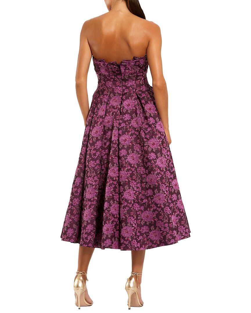 Mac Duggal Printed Midi Dress
