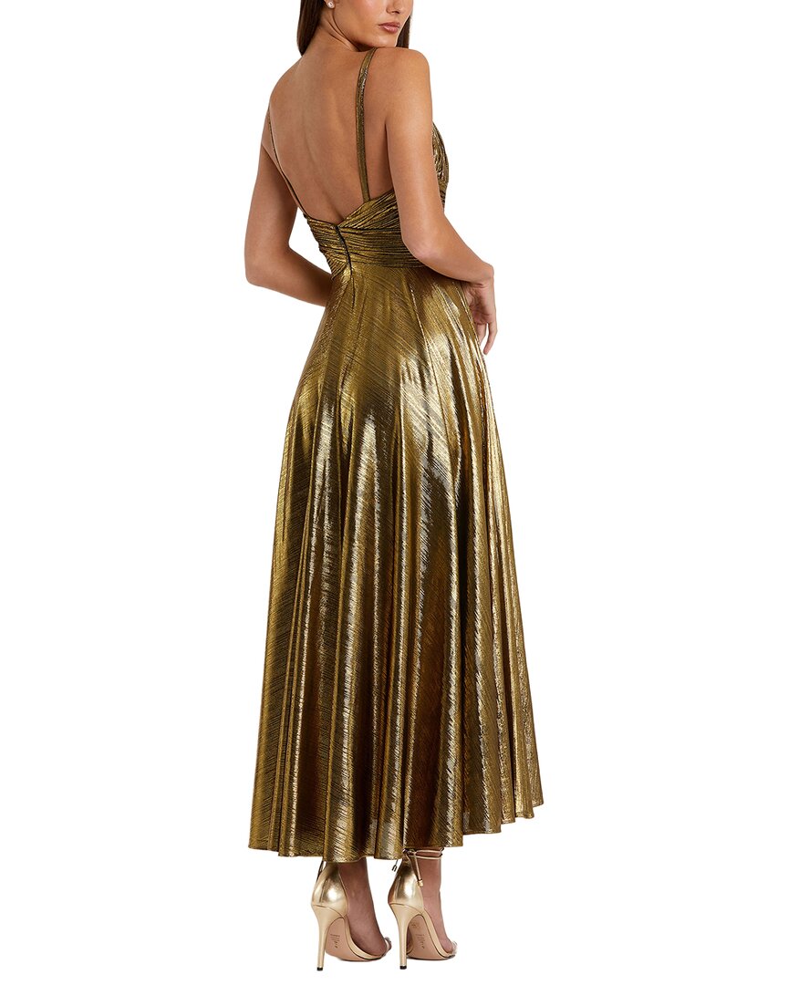 Mac Duggal Pleated Long Dress