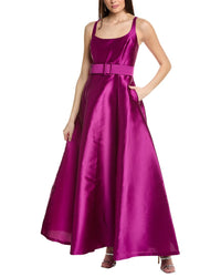 Sachin & Babi Kruse Silk-Blend Gown