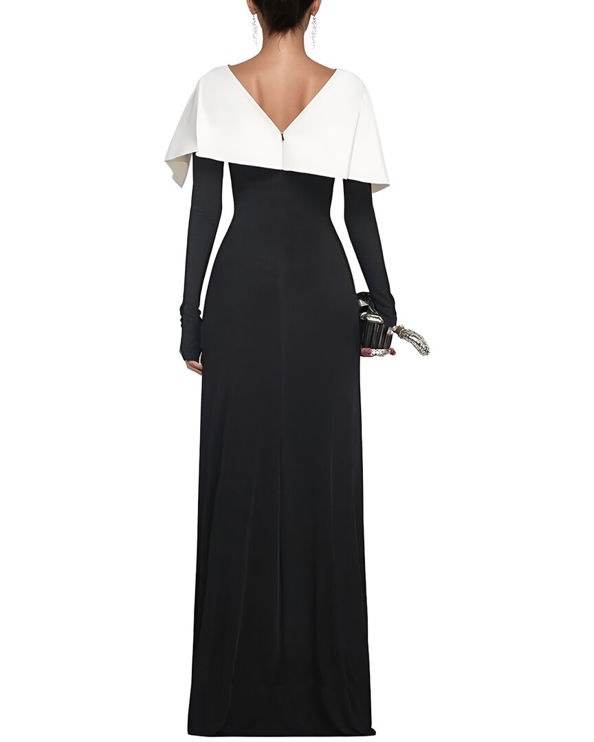 Amina Glam Solid Maxi Dress