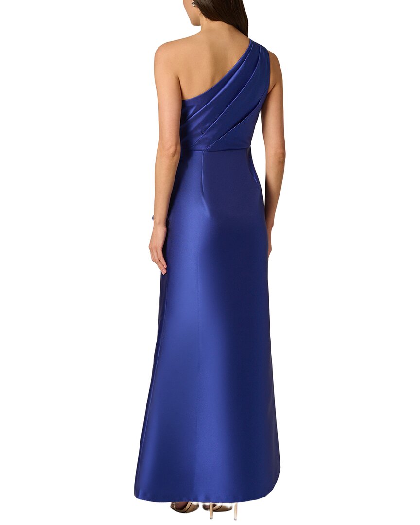 Adrianna Papell One Shoulder Solid Maxi Dress