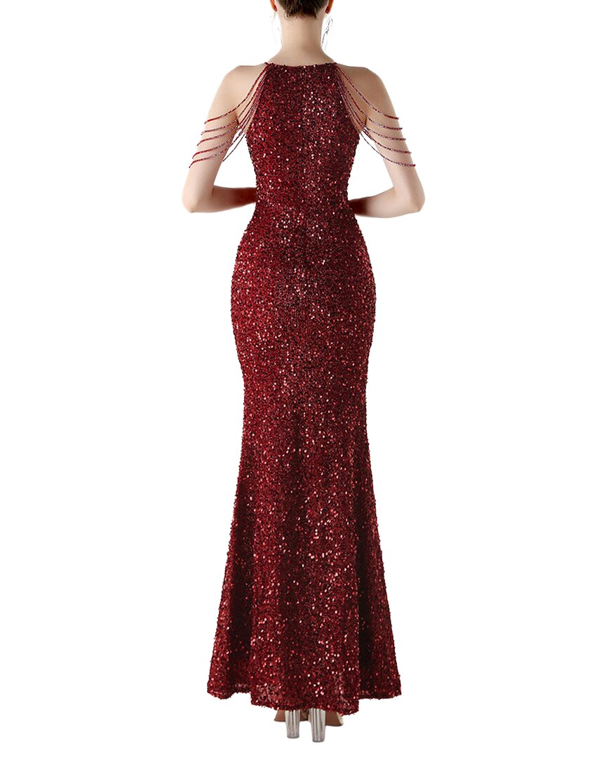 Kalinnu Embellished Sleeveless Maxi Dress