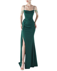 Kalinnu Solid Sleeveless Maxi Dress