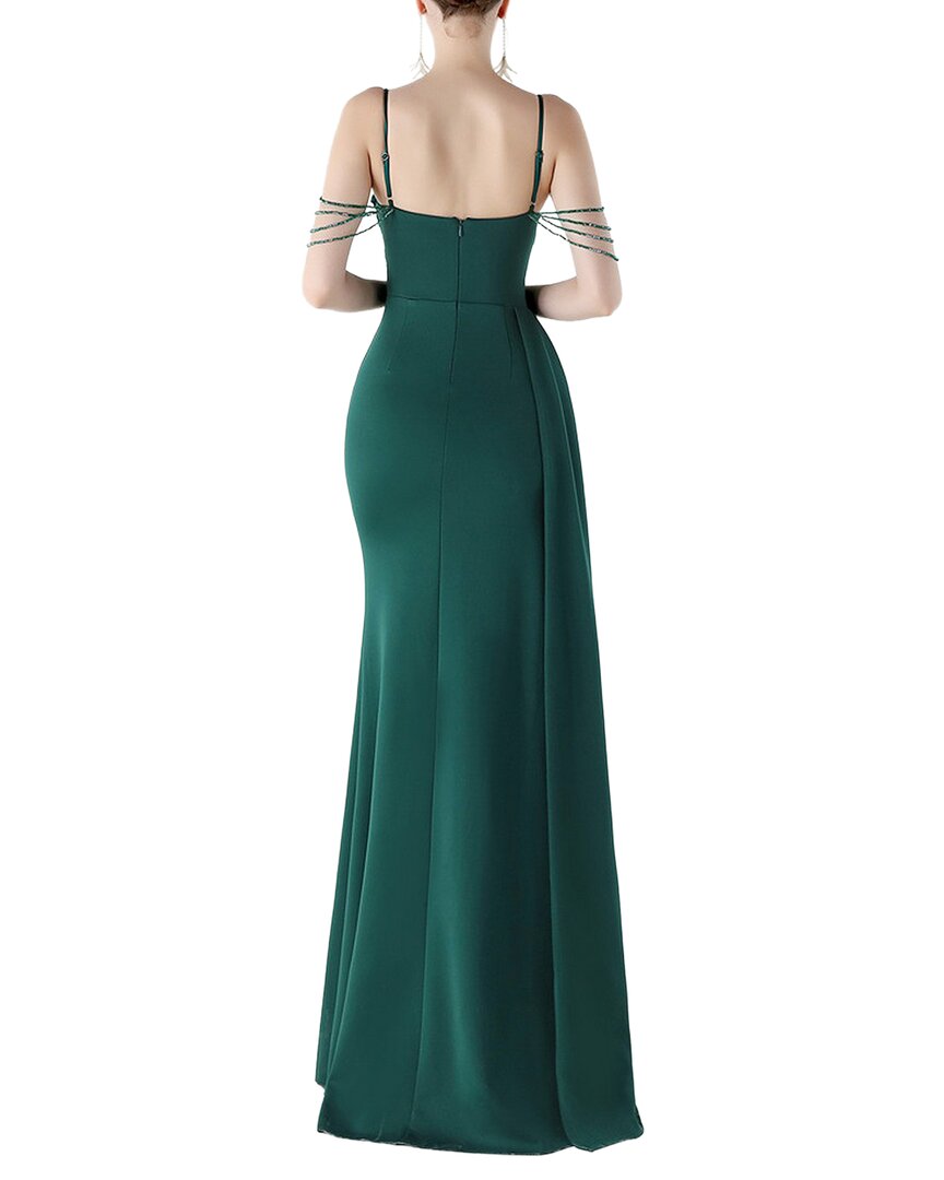 Kalinnu Solid Sleeveless Maxi Dress