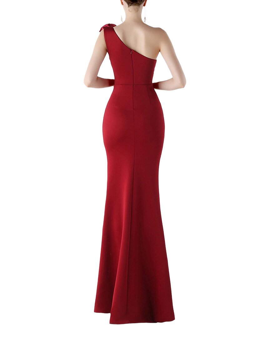 Kalinnu Solid One Shoulder Maxi Dress