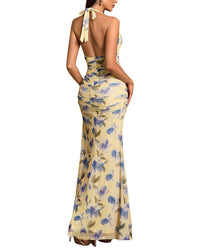 Luna Tuccini Printed Sleeveless Maxi Dress